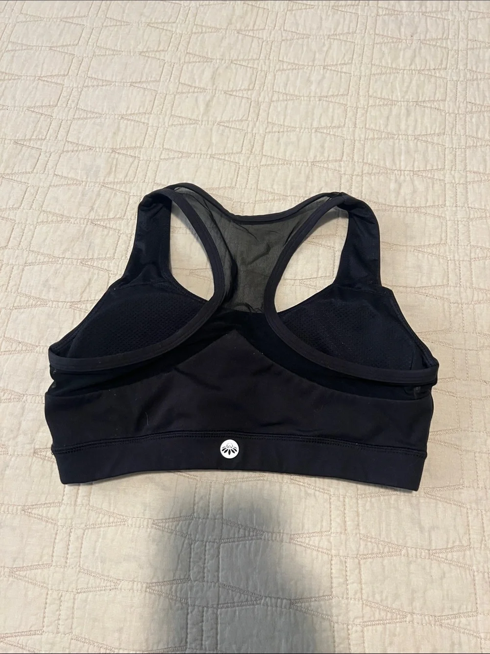 XS black Senita sports bra